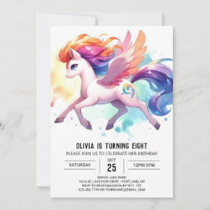 Fun Printable Horse Birthday Einladung