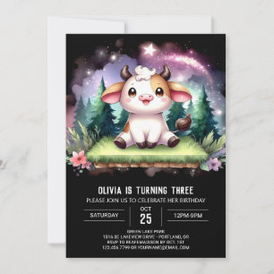 Fun Printable Kuh Geburtstag Einladung