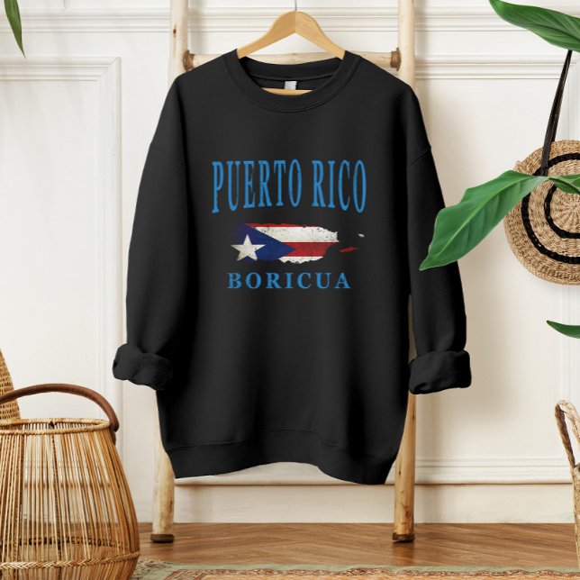 Fun Puerto Rico Boricua Sweatshirt (Von Creator hochgeladen)