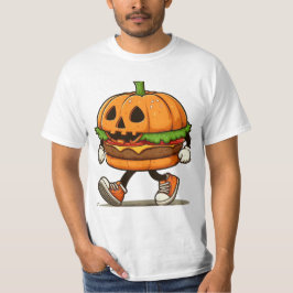 Fun Pumpkin Burger - Halloween Magic Fun T-Shirt