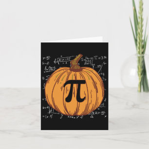 Fun Pumpkin Pie Halloween Fall Erntedank Pumpki Karte