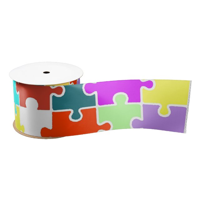 Fun Puzzle Satinband (Spule)