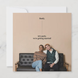 Fun Quirky Design Save the Date Hochzeitskarte