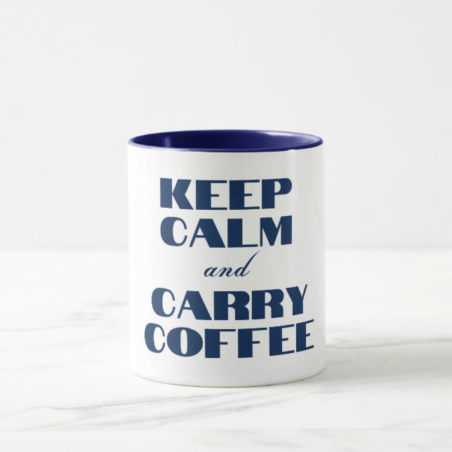 Fun Quote Zwei-Tone-Kaffee-Tasse Tasse (Zentrum)