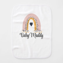 Fun Rainbow Baby Burp Tuch