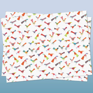 Fun Rainbow Bird Seidenpapier
