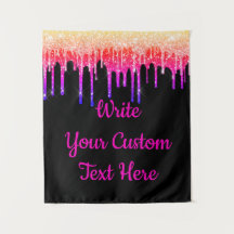 Fun Rainbow Glitzer Geburtstag Foto Stand Hintergr