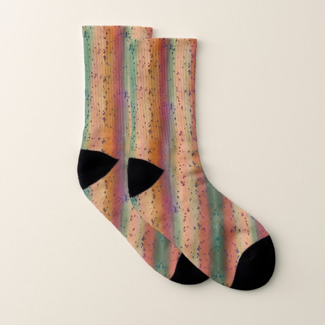 Fun Rainbow Trout Feckled Pattern Fishermen Socken (Paar)
