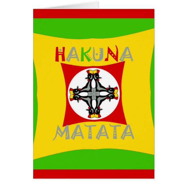 Fun Rasta Farbe Rot Golden Grün (Vorne)