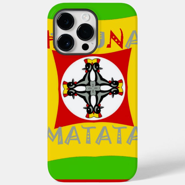Fun Rasta Farbe Rot Golden Grün Case-Mate iPhone Hülle (Rückseite)