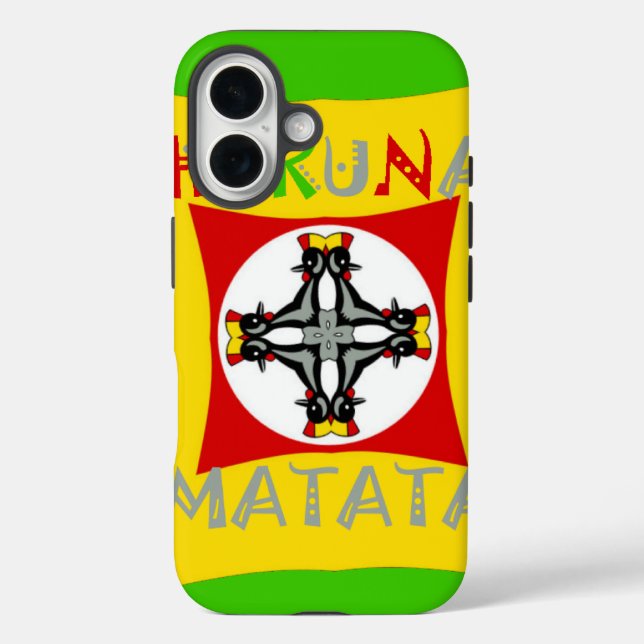Fun Rasta Farbe Rot Golden Grün Case-Mate iPhone Hülle (Rückseite)