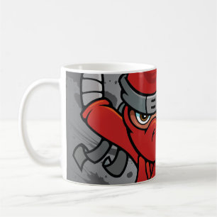 Fun Red Ninja Design Kaffeetasse