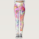 Fun Red, Orange, Lila & Green Paint Spritzer Leggings<br><div class="desc">Diese Leggings zeichnen sich durch ein lustiges Design von Aquarellfarben-Spritzern in Rot-,  Orange-,  lila- und Grüntönen aus. Diese Leggings sind künstlerisch,  einzigartig und trendig und werden überall dort,  wo Sie sie tragen,  einen Glanz finden!</div>
