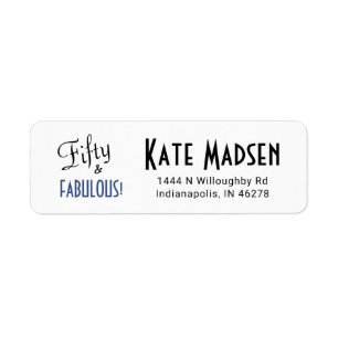 Fun Retro 50 & FABULOUS Script Typografy Address
