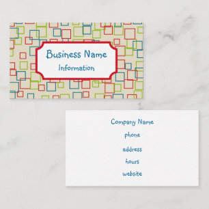 Fun Retro Business Card Visitenkarte