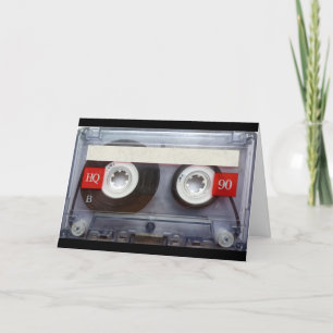 Fun Retro Cassette Karte