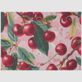 Fun Retro 'Cherry Pop' Rosa Seidenpapier