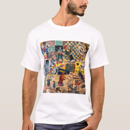 Fun Retro Collage in Shirt