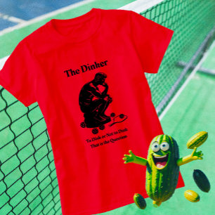 Fun Retro der Dinker Pickleball-T - Shirt