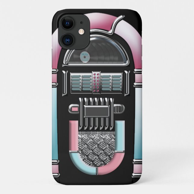 Fun Retro Jukebox iPhone Case-Mate iPhone Hülle (Rückseite)