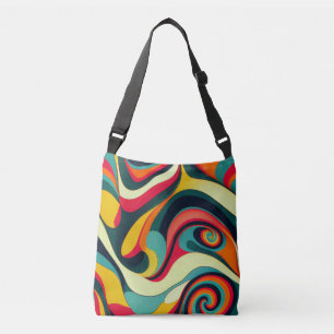 Fun Retro Look Crossby Tote Bag Tragetaschen Mit Langen Trägern