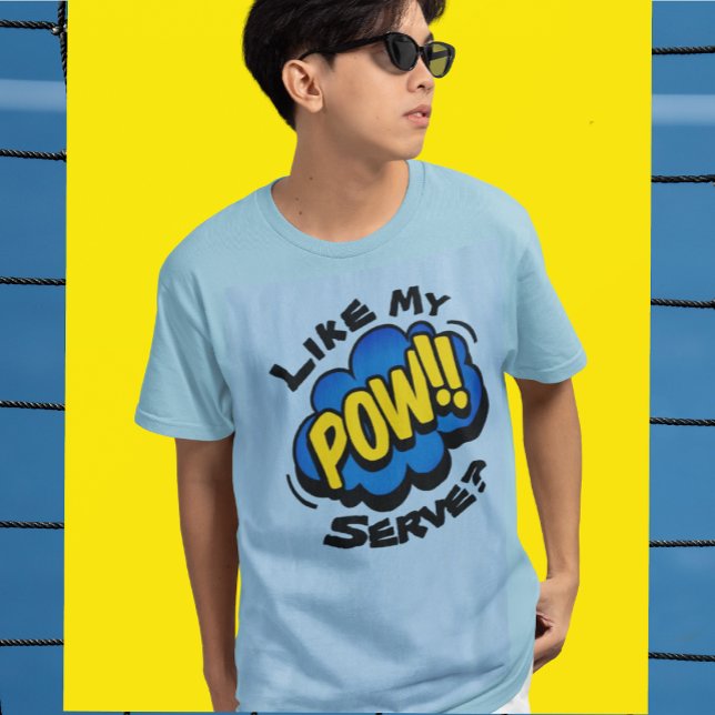 Fun Retro Pop Pickleball Boys T-Shirt (Yep, we like your serve! )