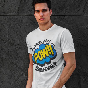 Fun Retro Pop Pickleball Paddel T-Shirt