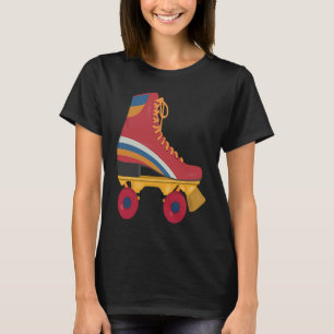 Fun Retro Roller Skaten 70er 80er Derby Skate Part T-Shirt