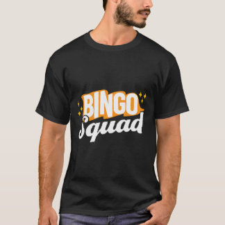 Fun Retro Style Bingo Squad für Bingo Night Player T-Shirt