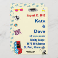 Fun Retro Video Gamer 🎮 💍 Hochzeit