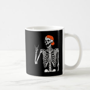 Fun Rocker Skeleton Hand Rock on Costume Halloween Kaffeetasse