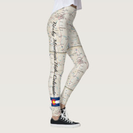 Fun Rocky Mountain Colorado Leggings