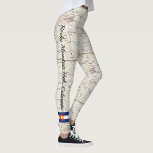 Fun Rocky Mountain Colorado Leggings
