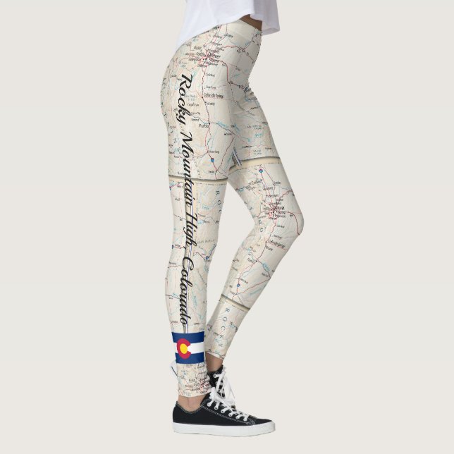 Fun Rocky Mountain Colorado Leggings (Rechts)