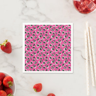 Fun Rosa Camouflage/Tierdruckdesign Serviette