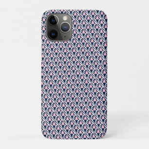 Fun rosa und blaues Muster Case-Mate iPhone Hülle