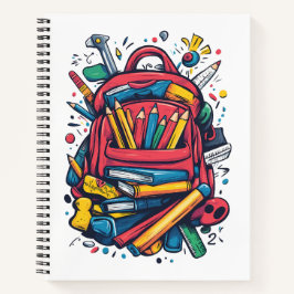 Fun Rucksack-Schulbedarf für Notebooks Notizbuch