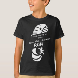 Fun Run Event verursacht Werbeaktion Wohltätigkeit T-Shirt