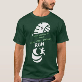 Fun Run Event verursacht Werbeaktion Wohltätigkeit T-Shirt