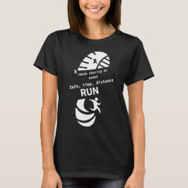 Fun Run Event verursacht Werbeaktion Wohltätigkeit T-Shirt