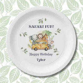 Fun Safari Animal Jungle Geburtstag Pappteller