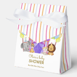 Fun Safari Circus Karneval Balloon Babydusche Geschenkschachtel