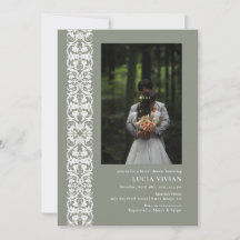 Fun Sage Green Minimalistisch Foto Brautparty