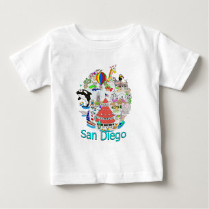 Fun San Diego Kalifornien Baby T-shirt