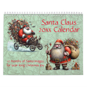 Fun Santa Claus, St Nicholas, Father Christmas Kalender