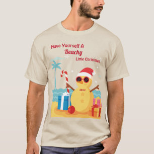 Fun Santa Claus Weihnachten Weihnachten Snowman Cu T-Shirt