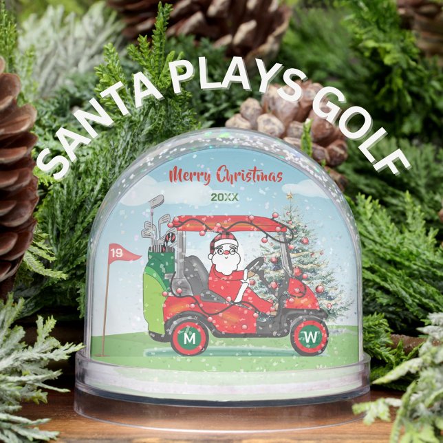 FUN SANTA PLAYS GOLF 19TH HOLE SCHNEEKUGELN (Von Creator hochgeladen)