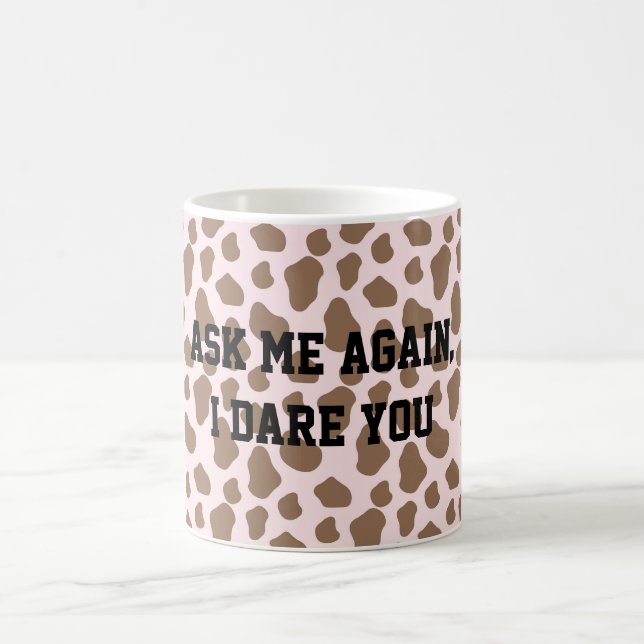 Fun Sarcastic quote for teachers Kaffeetasse (Mittel)
