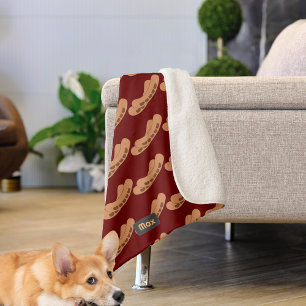 Fun Sausages Pattern to Personalize with Name Sherpadecke