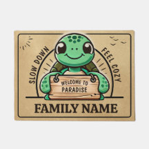 Fun Schildkrötendesign, adaptierbar, für warme Fam